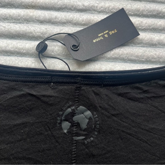 Rag & Bone Black Gaia Tee - Picture 6 of 8